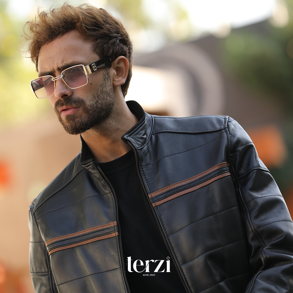 Puffer Genuine Leather Jacket